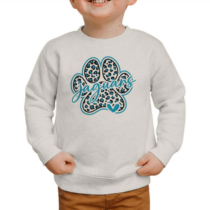 Vintage Jaguar School Sports Team Spirit Back To School Graphic Toddler Sweatshirt