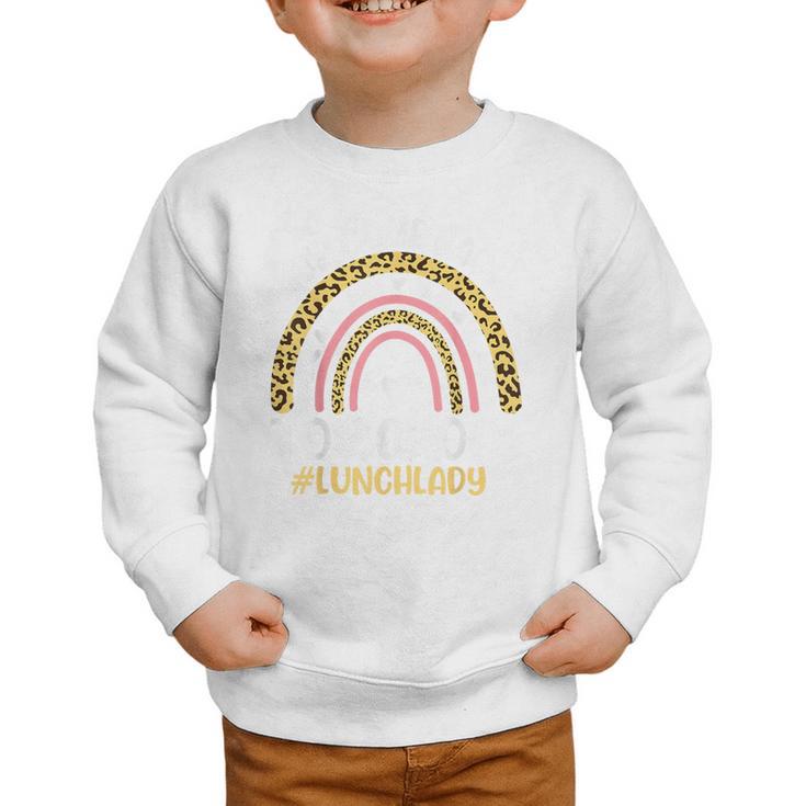 Welcome Back To School Lunch Lady First Day Of School Graphic Toddler Sweatshirt
