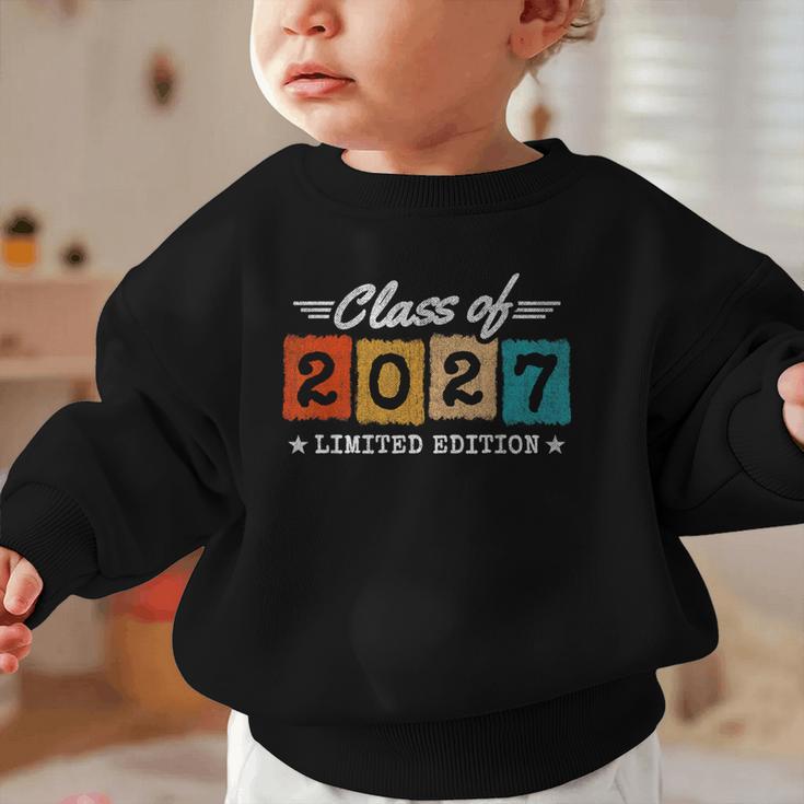 2027 Back To School Graduation Limited Edition Class Of 2027 Graphic Toddler Sweatshirt 2027 Back To School Graduation Limited Edition Class Of 2027 Graphic Toddler Sweatshirt