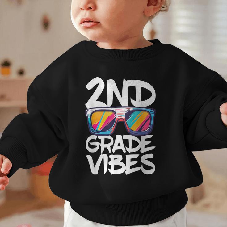 2nd Grade Vibes Shirt Back To School Second Grade Boy Girl Graphic Toddler Sweatshirt 2nd Grade Vibes Shirt Back To School Second Grade Boy Girl Graphic Toddler Sweatshirt