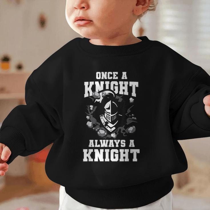 Always A Knight Back To School Spirit Graphic Toddler Sweatshirt