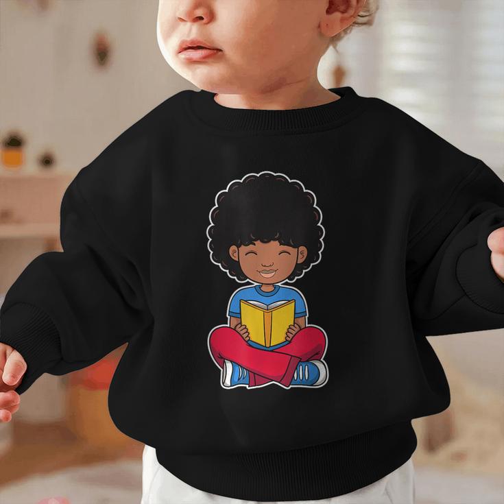 Back To School Afro African American Boy Student Graphic Toddler Sweatshirt Back To School Afro African American Boy Student Graphic Toddler Sweatshirt