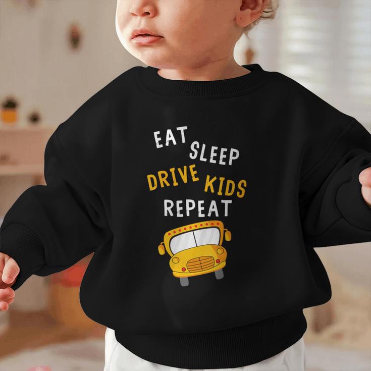 Back To School Bus Driver Appreciation Thank You Quote Graphic Toddler Sweatshirt