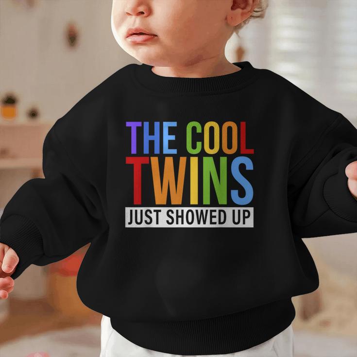 Back To School Cool Twins Just Showed Up Kid Boy Teen Twin Graphic Toddler Sweatshirt Back To School Cool Twins Just Showed Up Kid Boy Teen Twin Graphic Toddler Sweatshirt