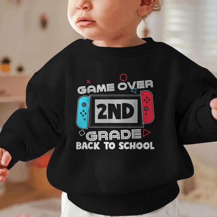 Back To School Game Over 2nd Grade Gamer Kids Boys Graphic Toddler Sweatshirt Back To School Game Over 2nd Grade Gamer Kids Boys Graphic Toddler Sweatshirt