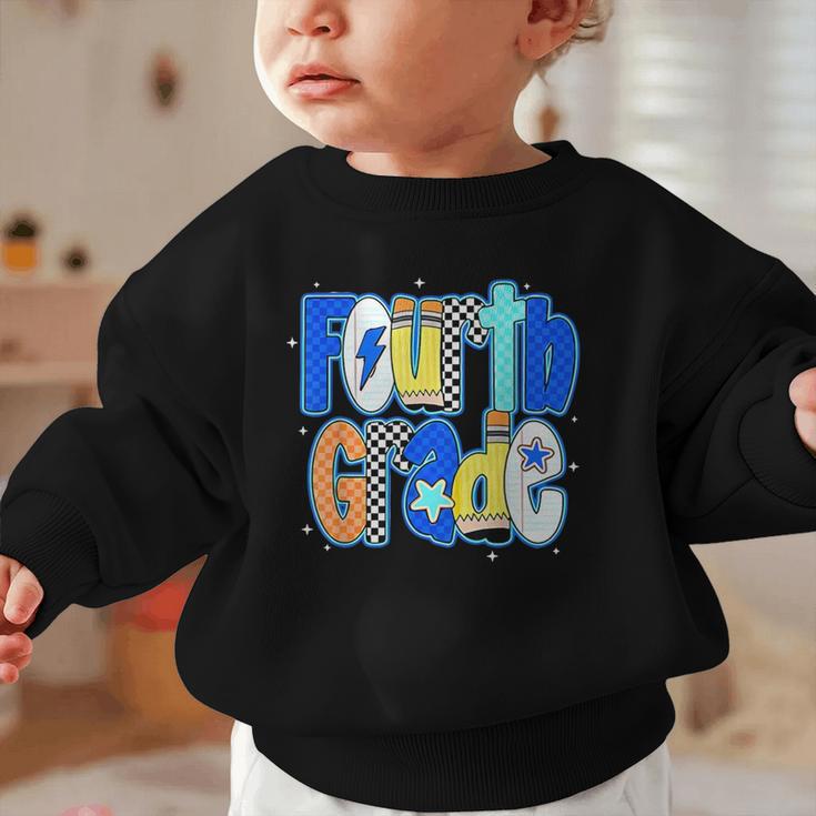 Back To School Hello Fourth Grade Team 4th Grade Boy Girl Graphic Toddler Sweatshirt Back To School Hello Fourth Grade Team 4th Grade Boy Girl Graphic Toddler Sweatshirt