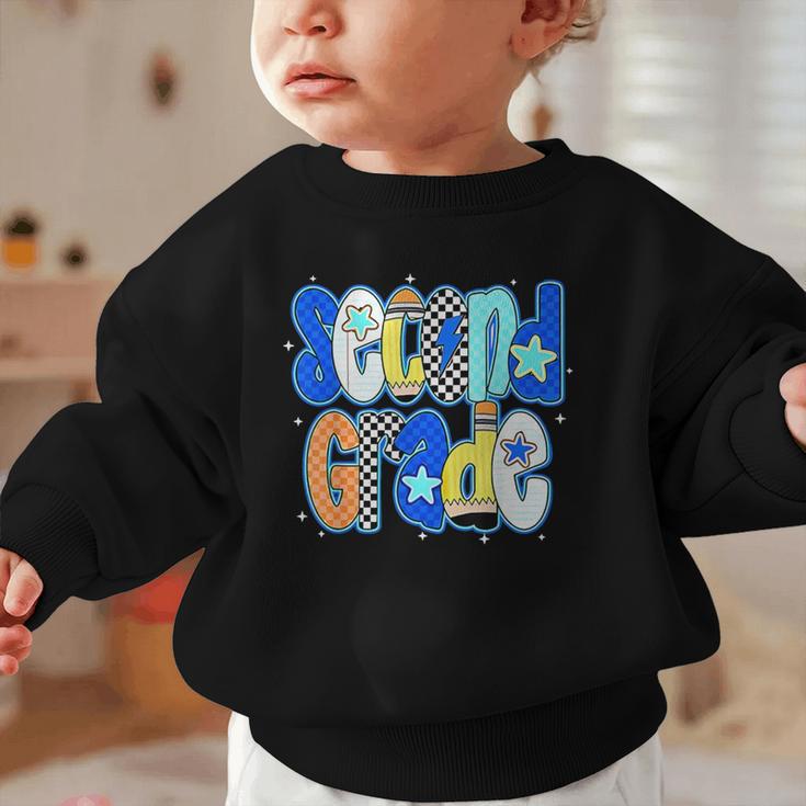 Back To School Hello Second Grade Team 2nd Grade Boy Girl Graphic Toddler Sweatshirt Back To School Hello Second Grade Team 2nd Grade Boy Girl Graphic Toddler Sweatshirt