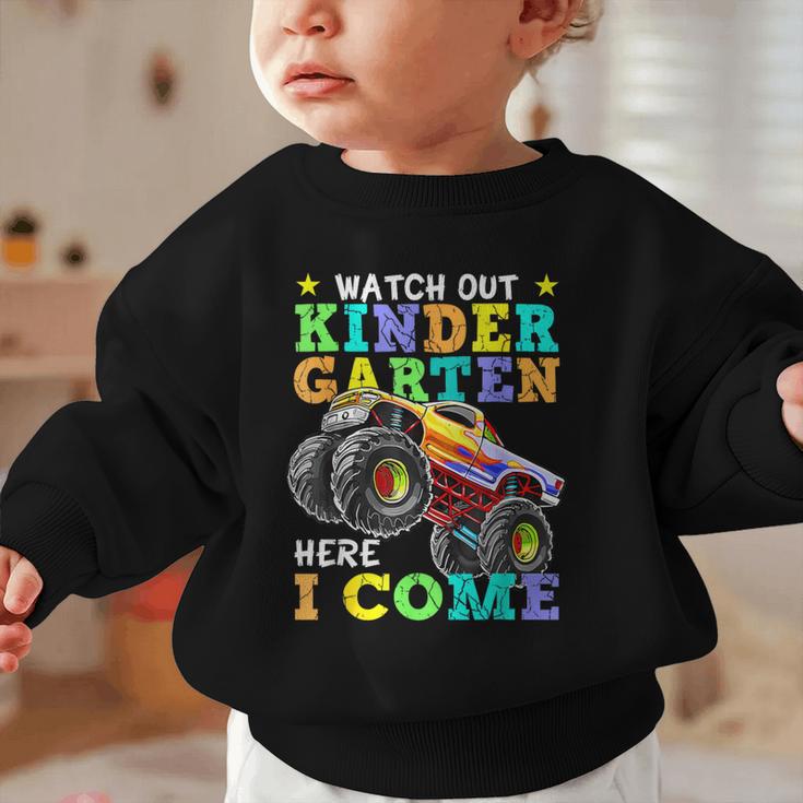 Back To School Kindergarten Here I Come For Boy Kid Truck Graphic Toddler Sweatshirt Back To School Kindergarten Here I Come For Boy Kid Truck Graphic Toddler Sweatshirt
