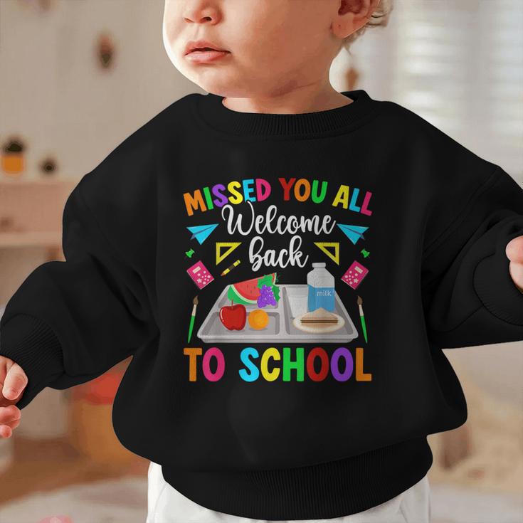 Back To School Lunch Lady First Day Of School Lunch Lady Graphic Toddler Sweatshirt Back To School Lunch Lady First Day Of School Lunch Lady Graphic Toddler Sweatshirt