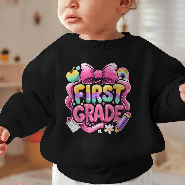 Back To School Team 1st Grade First Grade Graphic Toddler Sweatshirt Back To School Team 1st Grade First Grade Graphic Toddler Sweatshirt