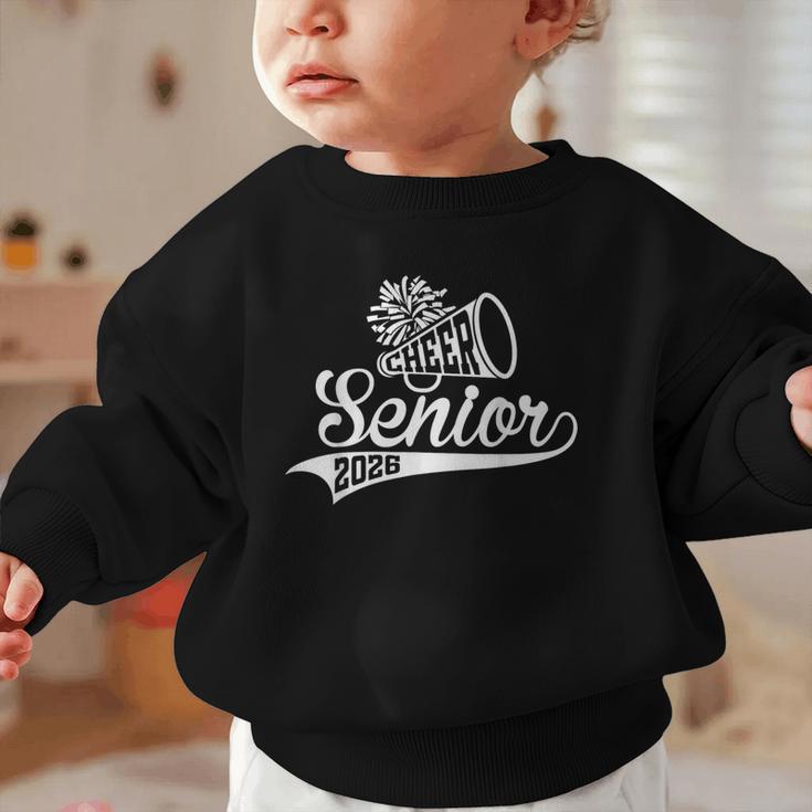 Class Of 2026 Senior Year Cheer Back To School Cheerleader Graphic Toddler Sweatshirt