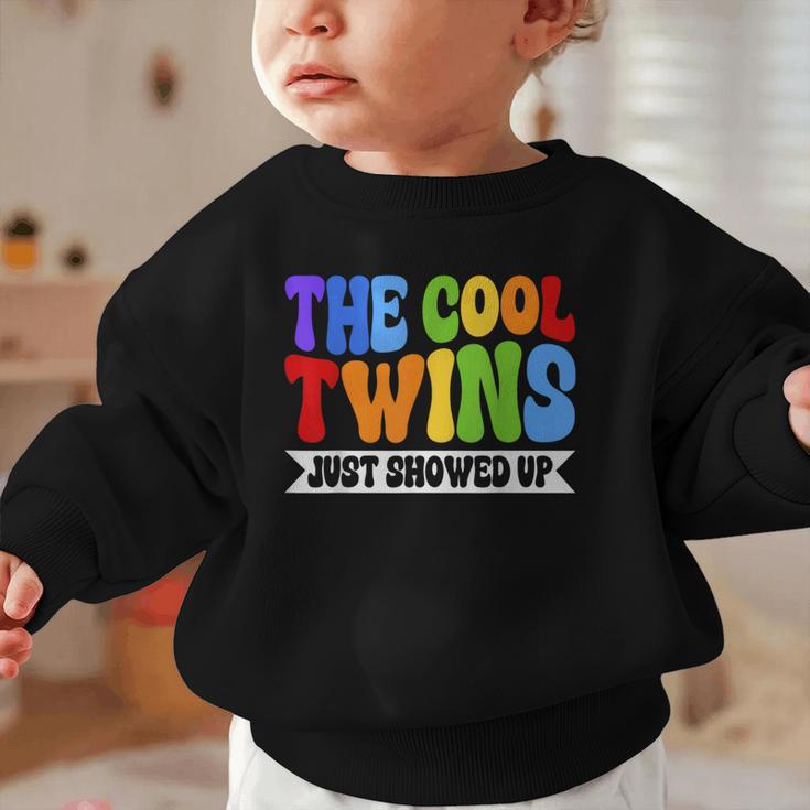 Cool Twins Just Showed Up Kid Boy Teen Twin Back To School Graphic Toddler Sweatshirt Cool Twins Just Showed Up Kid Boy Teen Twin Back To School Graphic Toddler Sweatshirt