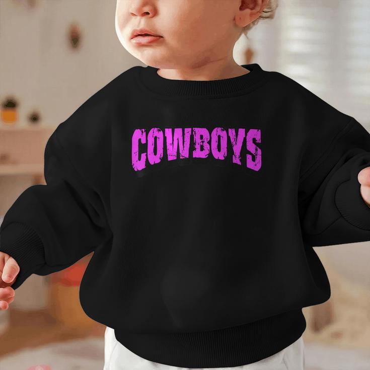Cowboys Back To School Spirit Pk Graphic Toddler Sweatshirt Cowboys Back To School Spirit Pk Graphic Toddler Sweatshirt