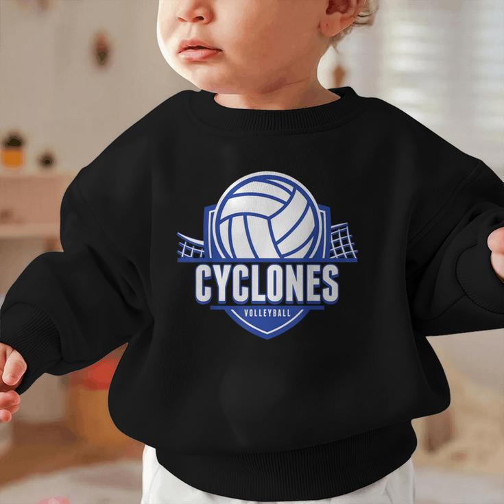 Cyclones Volleyball Back To School Spirit B Graphic Toddler Sweatshirt