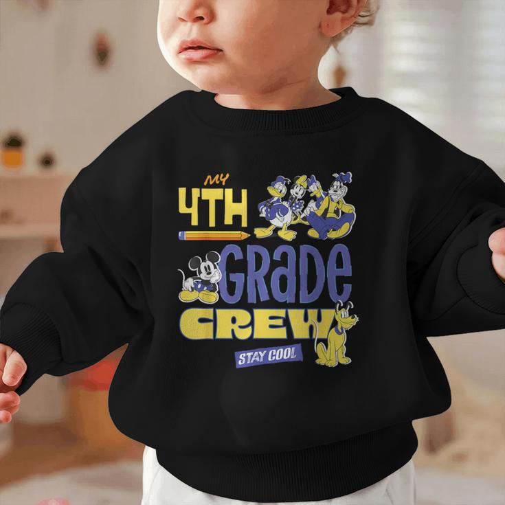 Disney My 4th Grade Crew Stay Cool Back To School Friends Graphic Toddler Sweatshirt Disney My 4th Grade Crew Stay Cool Back To School Friends Graphic Toddler Sweatshirt