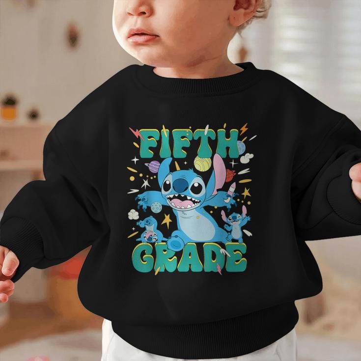 Disney Stitch Fifth Grade Back To School 1st Day Of School Graphic Toddler Sweatshirt Disney Stitch Fifth Grade Back To School 1st Day Of School Graphic Toddler Sweatshirt