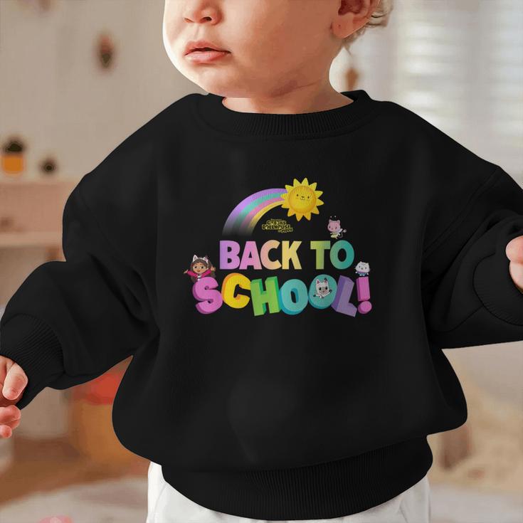 DreamWorks Gabby's Dollhouse Back To School Sunshine Graphic Toddler Sweatshirt DreamWorks Gabby's Dollhouse Back To School Sunshine Graphic Toddler Sweatshirt