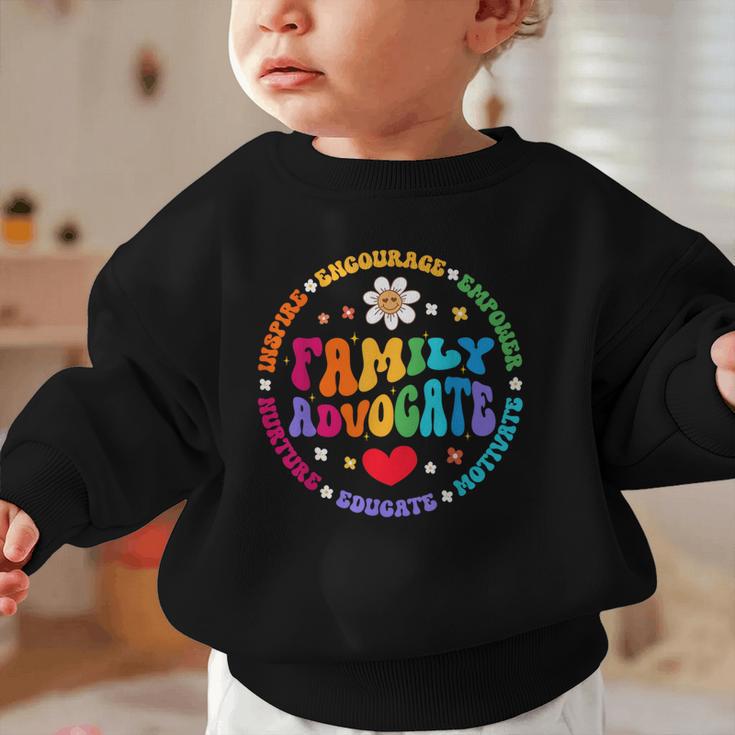 Family Advocate Appreciation Week Back To School PTO Graphic Toddler Sweatshirt Family Advocate Appreciation Week Back To School PTO Graphic Toddler Sweatshirt
