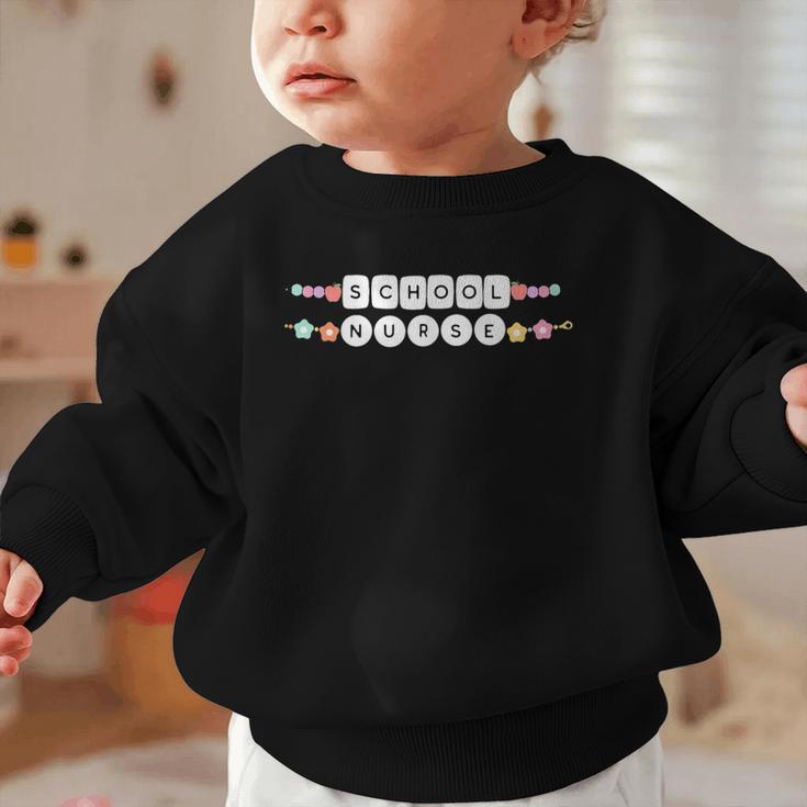 Friendship Bracelet School Nurse Appreciation Back To School Graphic Toddler Sweatshirt Friendship Bracelet School Nurse Appreciation Back To School Graphic Toddler Sweatshirt
