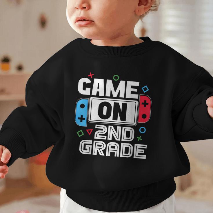 Gamer Back To School Game 2nd Grade Kids Boys Graphic Toddler Sweatshirt Gamer Back To School Game 2nd Grade Kids Boys Graphic Toddler Sweatshirt
