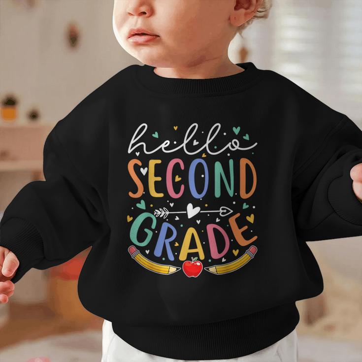 Hello 2nd Grade Tshirt Second Grade Back To School Graphic Toddler Sweatshirt Hello 2nd Grade Tshirt Second Grade Back To School Graphic Toddler Sweatshirt