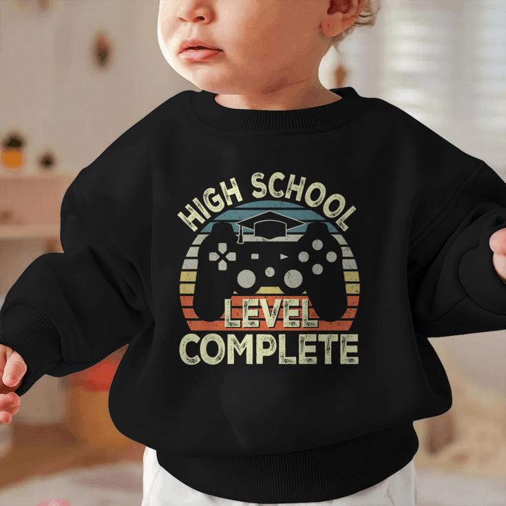 High School Level Unlocked Video Game Back To School Boys Graphic Toddler Sweatshirt High School Level Unlocked Video Game Back To School Boys Graphic Toddler Sweatshirt