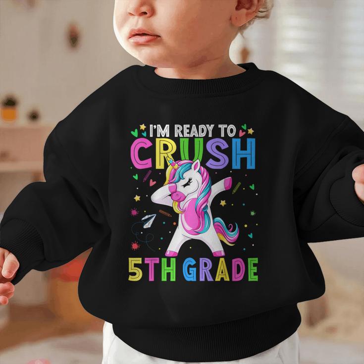I'm Ready For Fifth Grade Back To School 5th Grade Girls Graphic Toddler Sweatshirt I'm Ready For Fifth Grade Back To School 5th Grade Girls Graphic Toddler Sweatshirt
