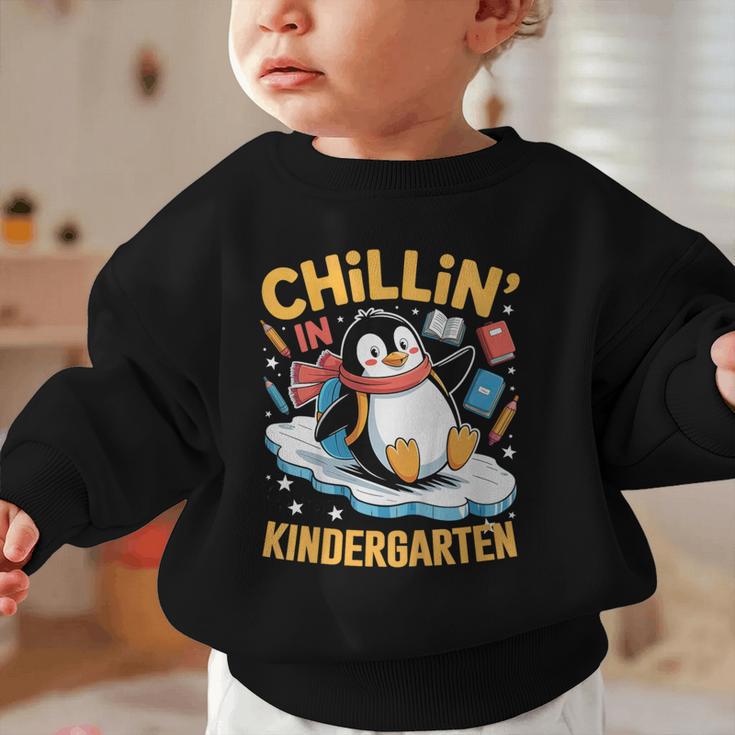 Kids Chillin In Kindergarten Penguin Student Back To School Boys Graphic Toddler Sweatshirt Kids Chillin In Kindergarten Penguin Student Back To School Boys Graphic Toddler Sweatshirt