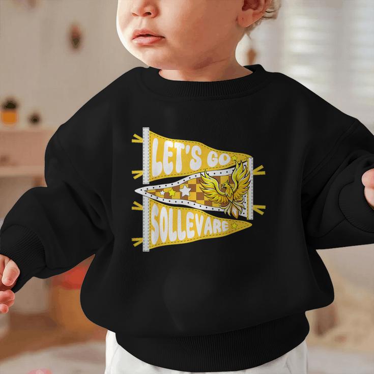 Let's Go Sollevare Uplift Back To School Spirit Graphic Toddler Sweatshirt