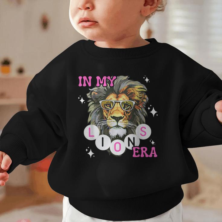 In My Lions Era Team Squad Back To School Mascot Spirit Game Graphic Toddler Sweatshirt In My Lions Era Team Squad Back To School Mascot Spirit Game Graphic Toddler Sweatshirt