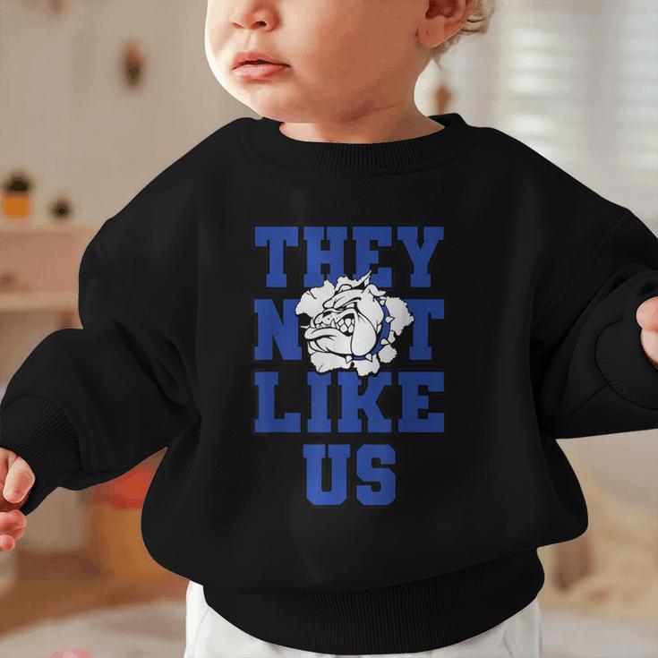 Not Like Bulldog Back To School Spirit B Graphic Toddler Sweatshirt Not Like Bulldog Back To School Spirit B Graphic Toddler Sweatshirt