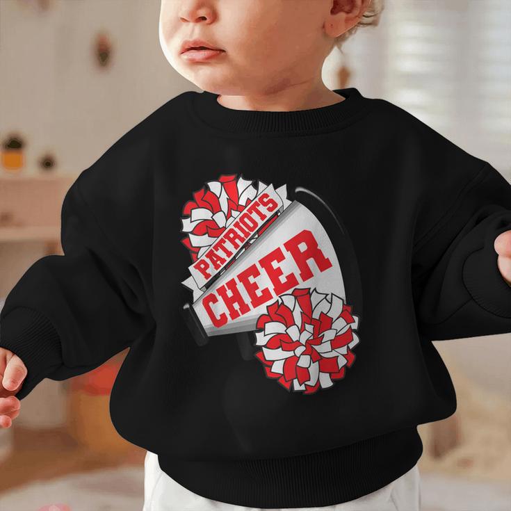 Patriots Cheer Back To School Cheerleading Spirit R Graphic Toddler Sweatshirt Patriots Cheer Back To School Cheerleading Spirit R Graphic Toddler Sweatshirt