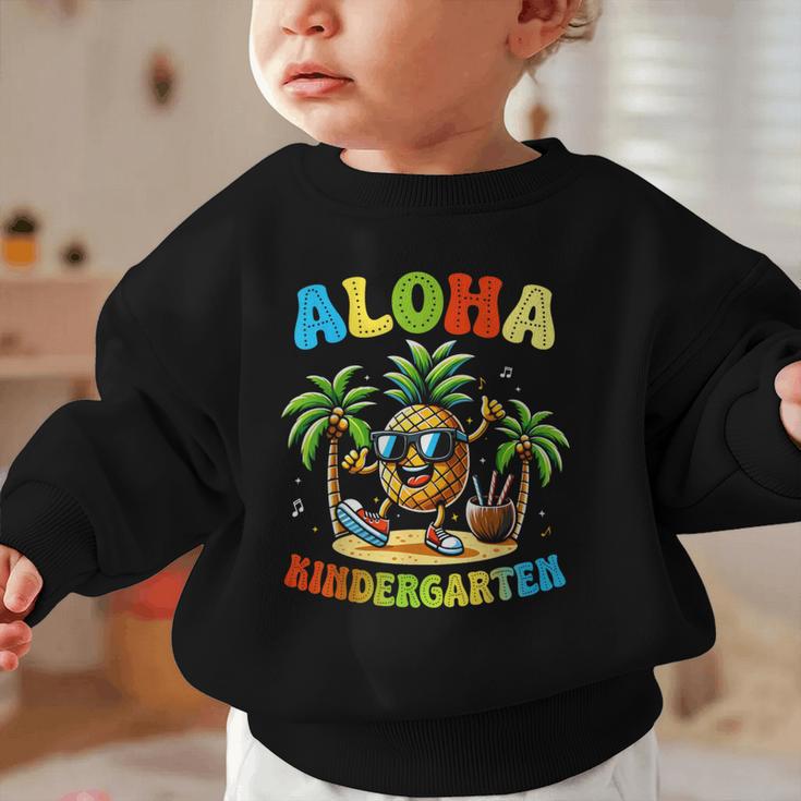 Pinapple Beach Back To School Day Aloha Kindergarten Graphic Toddler Sweatshirt Pinapple Beach Back To School Day Aloha Kindergarten Graphic Toddler Sweatshirt