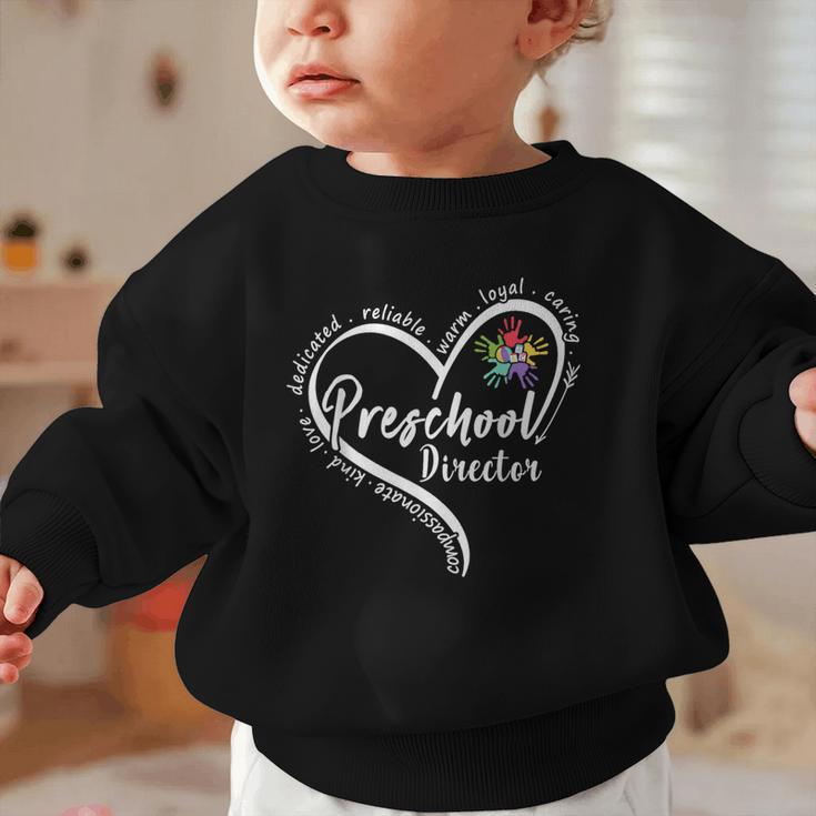 Preschool Director Assistant Back To School Daycare Thank Graphic Toddler Sweatshirt Preschool Director Assistant Back To School Daycare Thank Graphic Toddler Sweatshirt