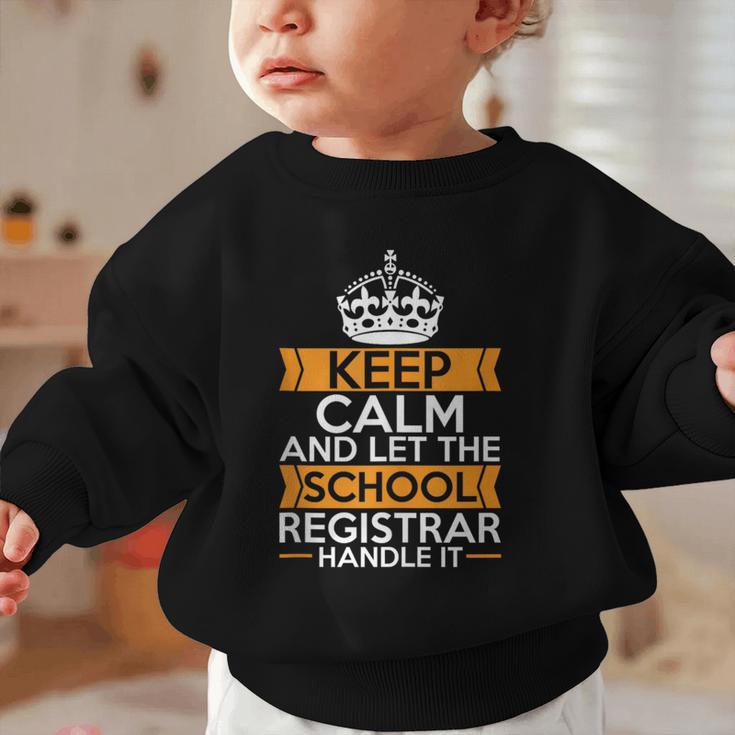 School Registry Student Enrollment Back To School Registrar Graphic Toddler Sweatshirt School Registry Student Enrollment Back To School Registrar Graphic Toddler Sweatshirt