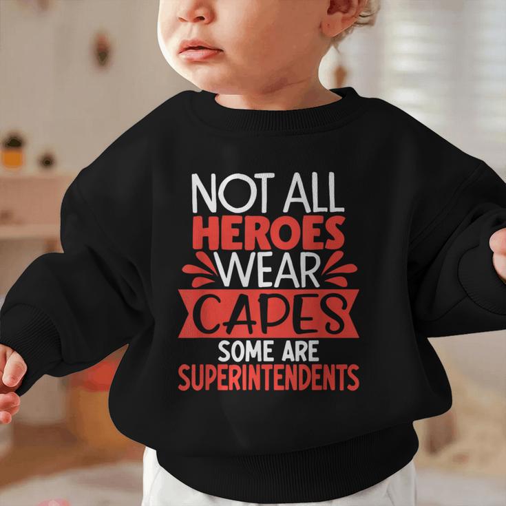 School Supervisor Manager Back To School Superintendent Graphic Toddler Sweatshirt School Supervisor Manager Back To School Superintendent Graphic Toddler Sweatshirt