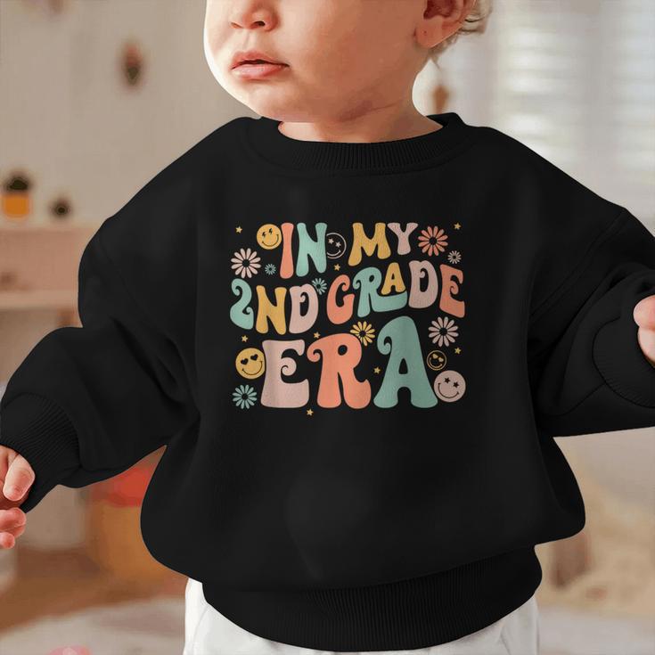 In My Second Grade Era Retro 2nd Grade Back To School Graphic Toddler Sweatshirt In My Second Grade Era Retro 2nd Grade Back To School Graphic Toddler Sweatshirt