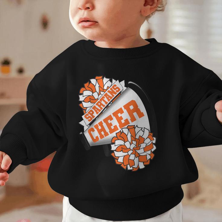 Spartans Cheer Back To School Cheerleading Spirit O Graphic Toddler Sweatshirt