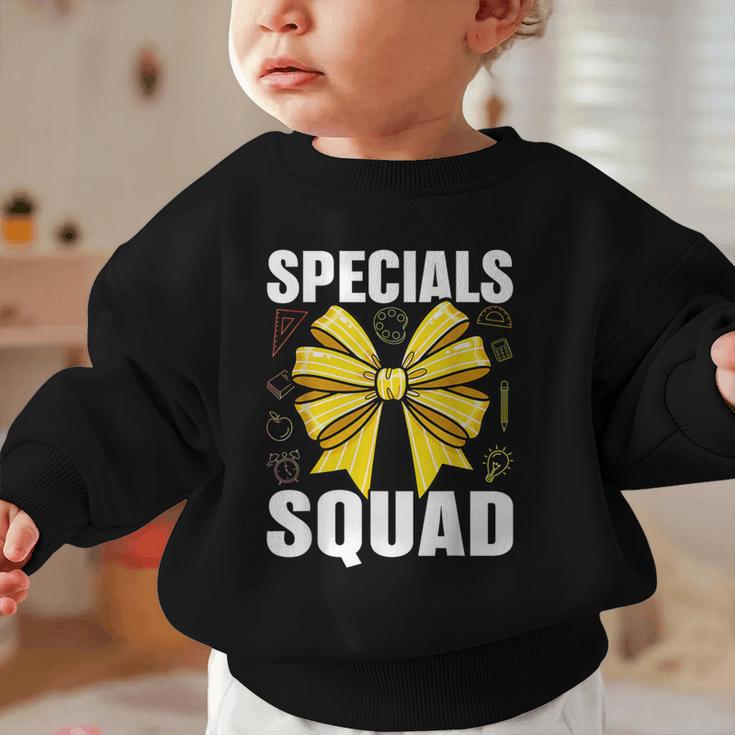 Specials Squad Tie Dye Back To School Women Appreciation Graphic Toddler Sweatshirt Specials Squad Tie Dye Back To School Women Appreciation Graphic Toddler Sweatshirt