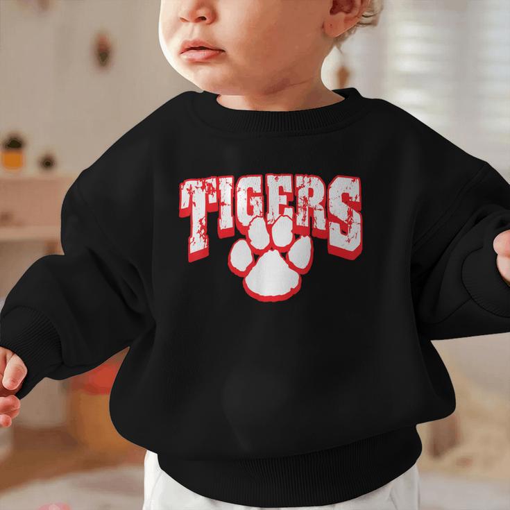 Tigers School Spirit Back To School R Graphic Toddler Sweatshirt
