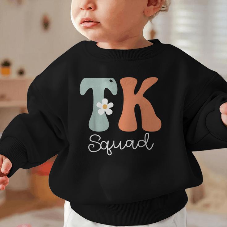 TK Squad Groovy Women Appreciation Day Hello Back To School Graphic Toddler Sweatshirt TK Squad Groovy Women Appreciation Day Hello Back To School Graphic Toddler Sweatshirt