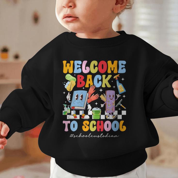 Women's Back To School Custodian First Day Of School Custodian Graphic Toddler Sweatshirt Women's Back To School Custodian First Day Of School Custodian Graphic Toddler Sweatshirt