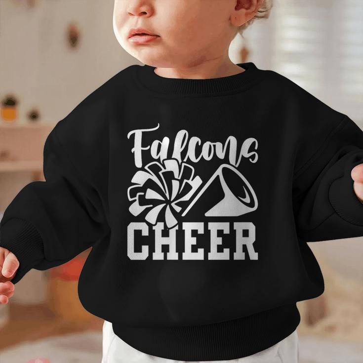 Women's Cheer Falcons Back To School Spirit Graphic Toddler Sweatshirt Women's Cheer Falcons Back To School Spirit Graphic Toddler Sweatshirt