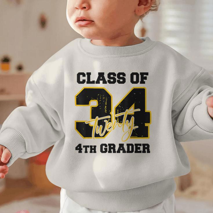 Class Of 2034 4th Grader Elementary School Back To School Graphic Toddler Sweatshirt Class Of 2034 4th Grader Elementary School Back To School Graphic Toddler Sweatshirt