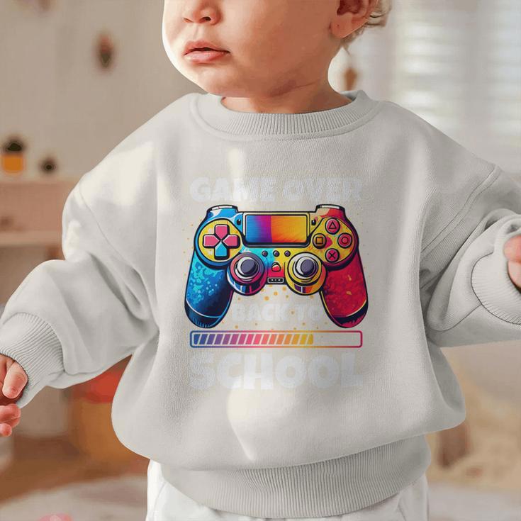 Game Over Back To School Gaming Controller Kids Gamer Premium Tri-Blend Graphic Toddler Sweatshirt Game Over Back To School Gaming Controller Kids Gamer Premium Tri-Blend Graphic Toddler Sweatshirt