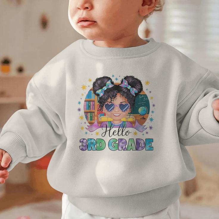 Hello 3rd Grade Girl Back To School Kids Boys Girls Graphic Toddler Sweatshirt Hello 3rd Grade Girl Back To School Kids Boys Girls Graphic Toddler Sweatshirt