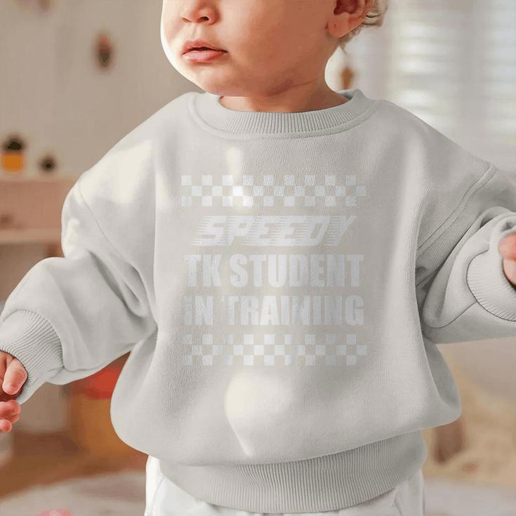 Kids TK Boys Back To School For Transitional Kindergarten Racing Graphic Toddler Sweatshirt Kids TK Boys Back To School For Transitional Kindergarten Racing Graphic Toddler Sweatshirt