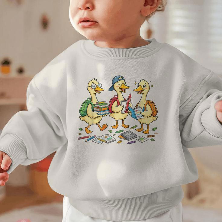 Kindergarten 1st Grade Goose Back To School Boys Graphic Toddler Sweatshirt Kindergarten 1st Grade Goose Back To School Boys Graphic Toddler Sweatshirt