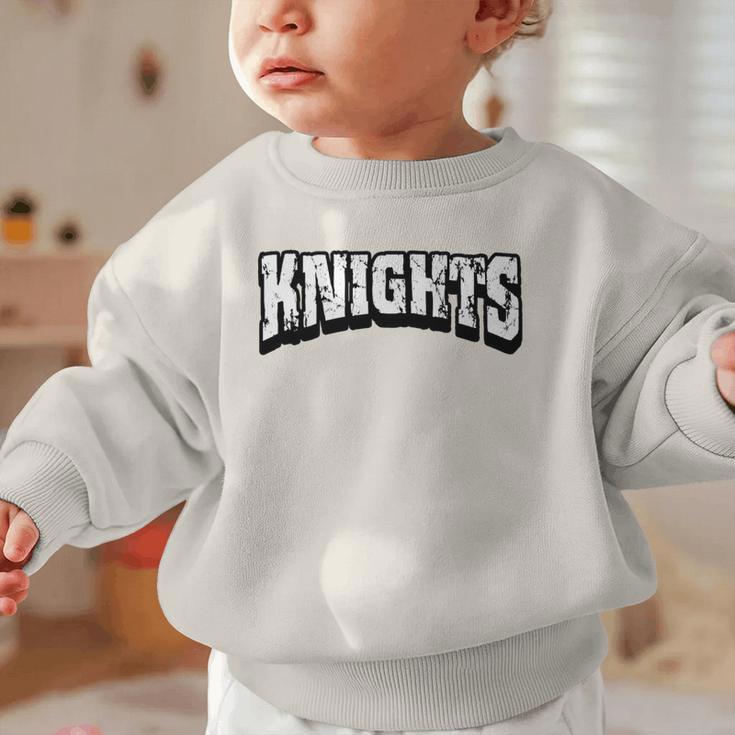 Knights Back To School Spirit Premium Tri-Blend Graphic Toddler Sweatshirt