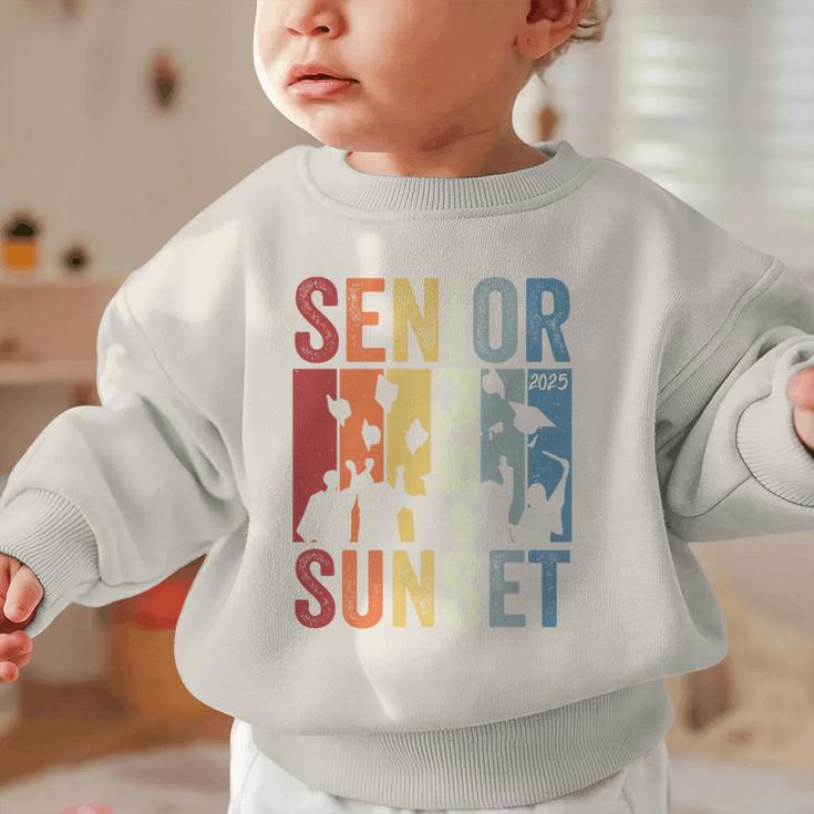 Last First Day Senior Sunset Class Of 2025 Back To School Performance Graphic Toddler Sweatshirt Last First Day Senior Sunset Class Of 2025 Back To School Performance Graphic Toddler Sweatshirt